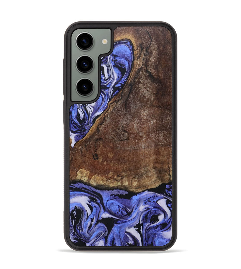 Galaxy S23 Plus Wood+Resin Phone Case - Myrna (Purple, 694180)
