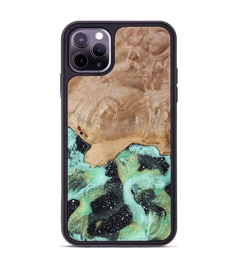 iPhone 11 Pro Max Wood+Resin Phone Case - Ada (Cosmos, 694184)