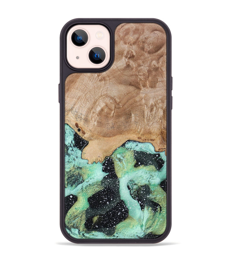 iPhone 14 Plus Wood+Resin Phone Case - Ada (Cosmos, 694184)