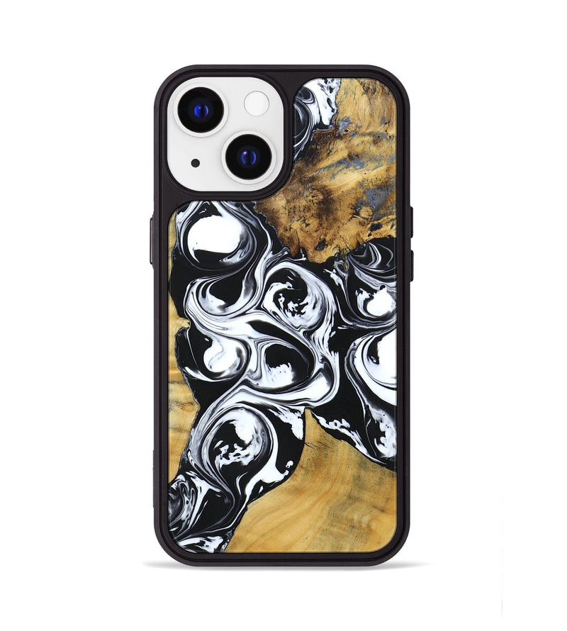 iPhone 13 Wood+Resin Phone Case - Miriam (Mosaic, 694325)