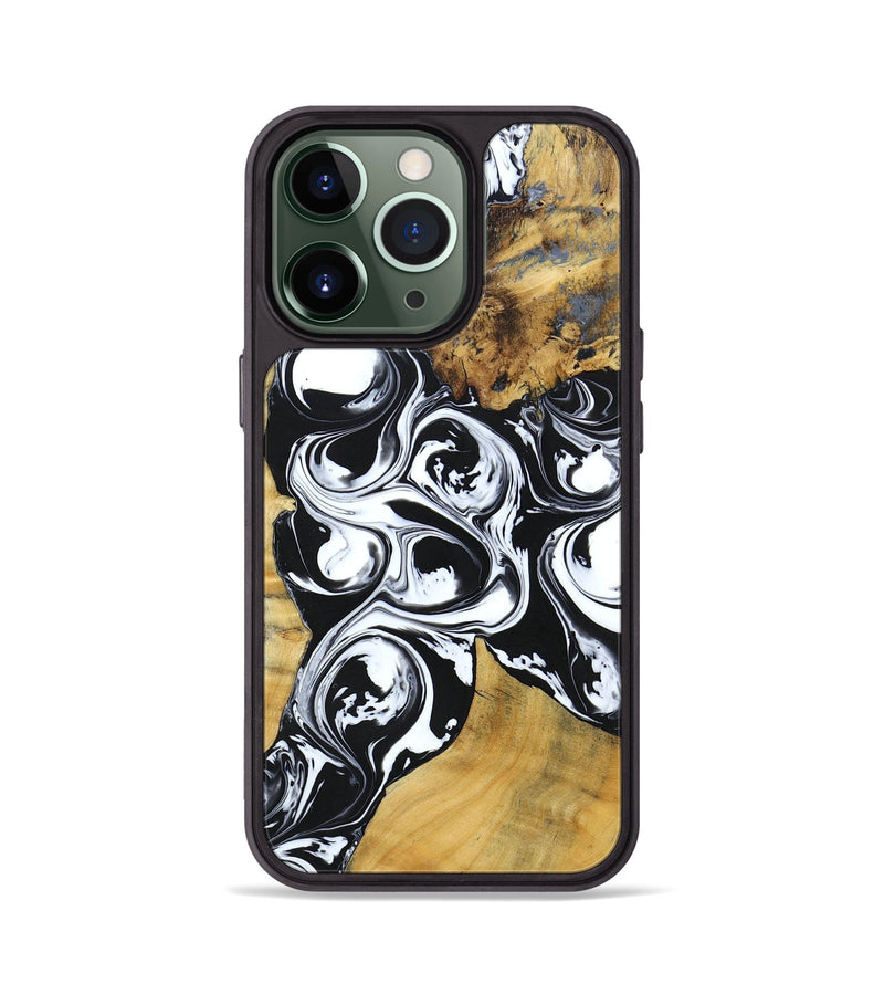 iPhone 13 Pro Wood+Resin Phone Case - Miriam (Mosaic, 694325)
