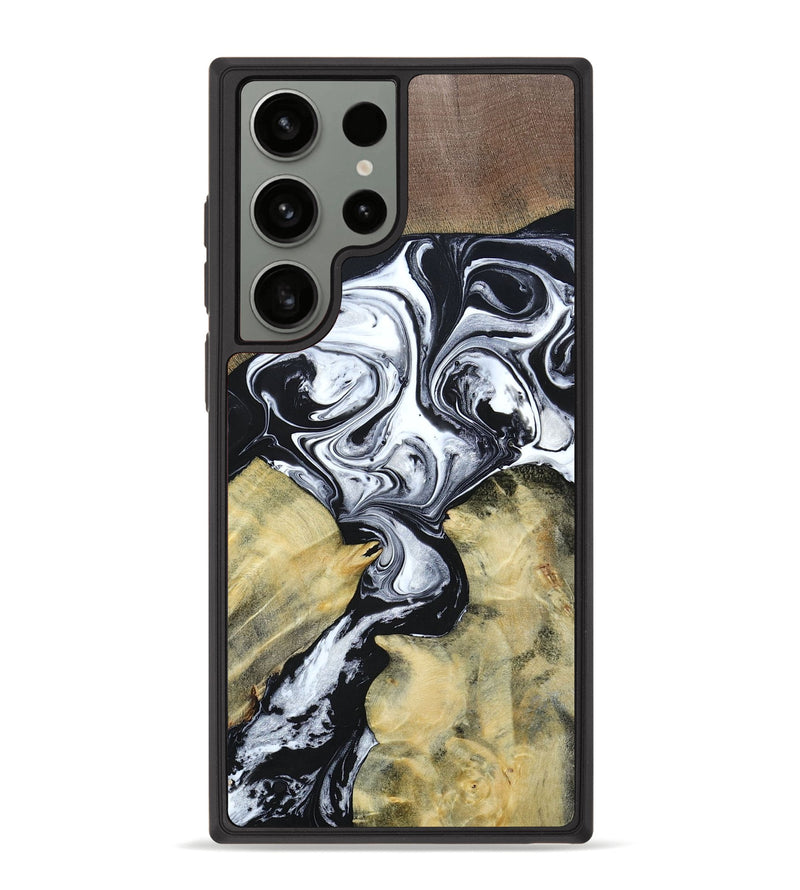 Galaxy S23 Ultra Wood+Resin Phone Case - Heidi (Mosaic, 694326)
