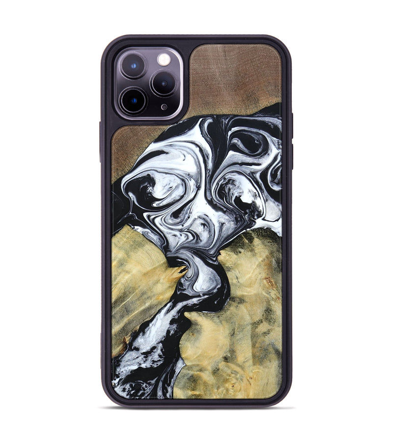 iPhone 11 Pro Max Wood+Resin Phone Case - Heidi (Mosaic, 694326)