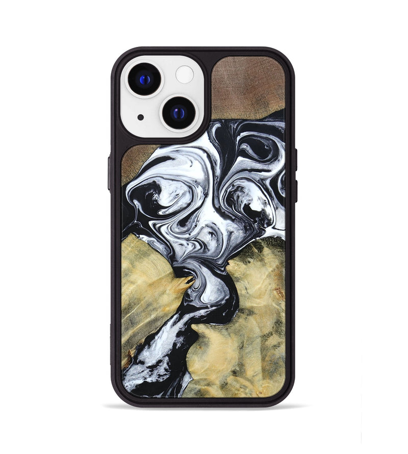 iPhone 13 Wood+Resin Phone Case - Heidi (Mosaic, 694326)