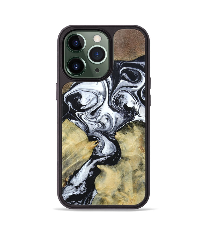 iPhone 13 Pro Wood+Resin Phone Case - Heidi (Mosaic, 694326)