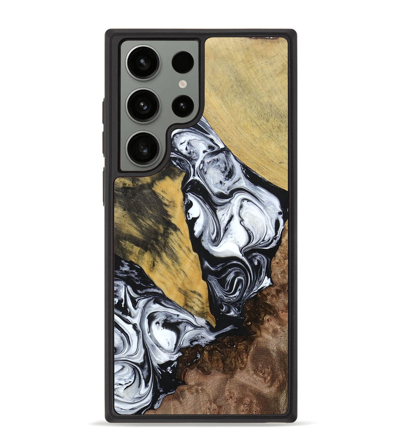 Galaxy S23 Ultra Wood+Resin Phone Case - Alaia (Mosaic, 694327)