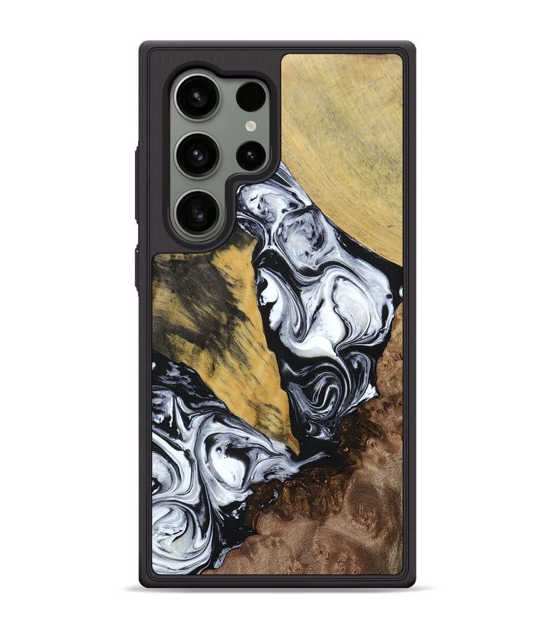 Galaxy S24 Ultra Wood+Resin Phone Case - Alaia (Mosaic, 694327)