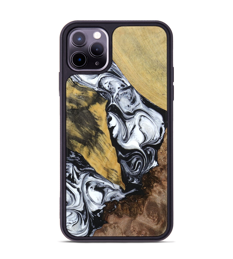 iPhone 11 Pro Max Wood+Resin Phone Case - Alaia (Mosaic, 694327)