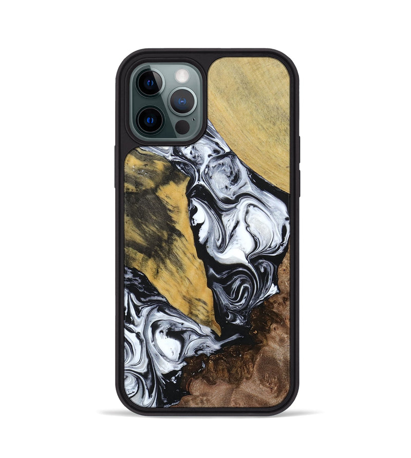 iPhone 12 Pro Wood+Resin Phone Case - Alaia (Mosaic, 694327)