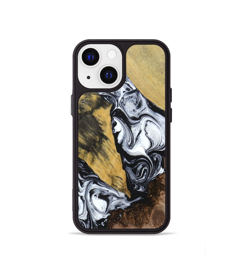 iPhone 13 mini Wood+Resin Phone Case - Alaia (Mosaic, 694327)