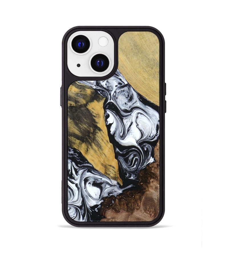 iPhone 13 Wood+Resin Phone Case - Alaia (Mosaic, 694327)