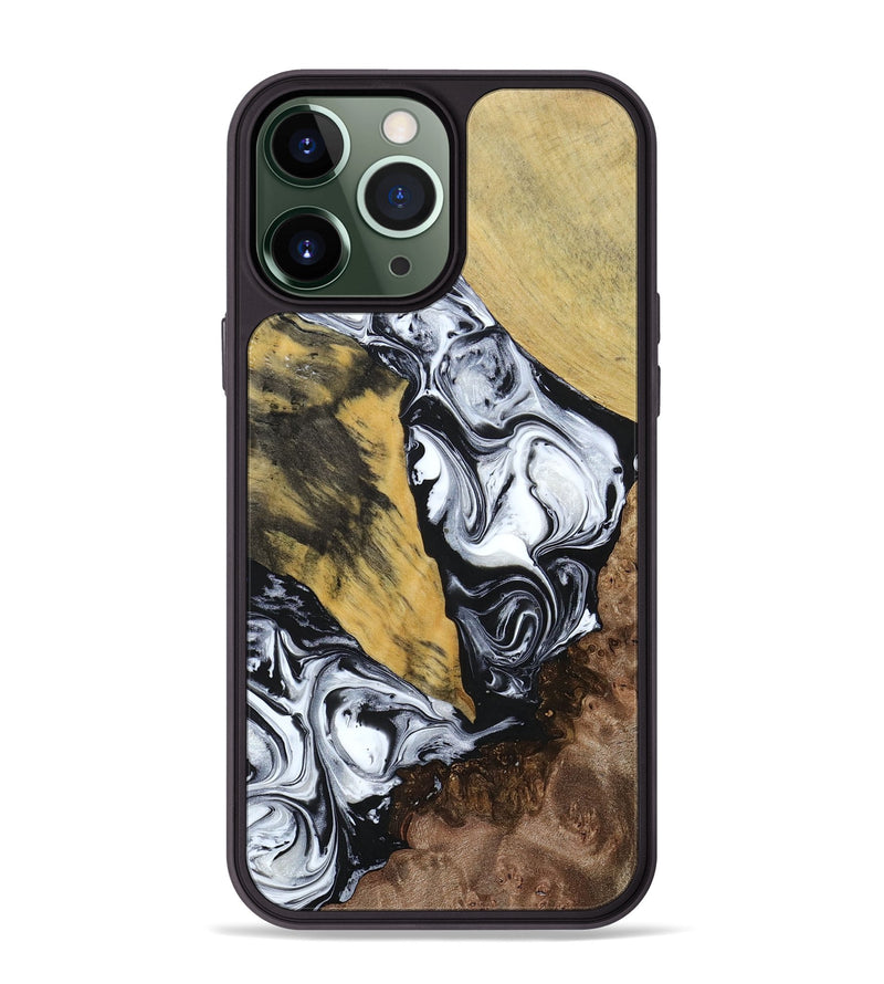 iPhone 13 Pro Max Wood+Resin Phone Case - Alaia (Mosaic, 694327)