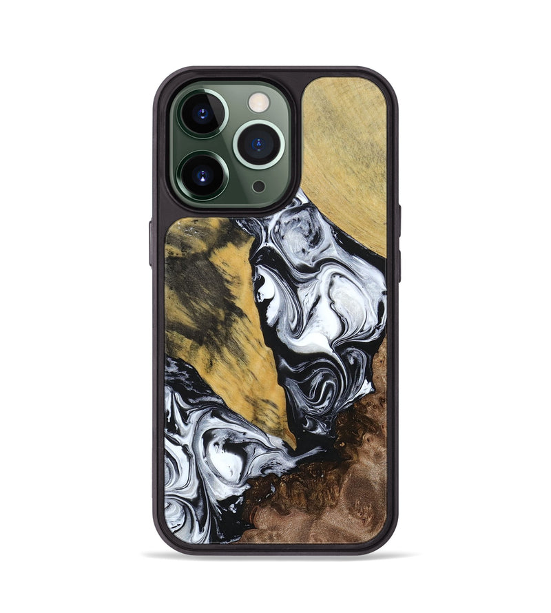 iPhone 13 Pro Wood+Resin Phone Case - Alaia (Mosaic, 694327)