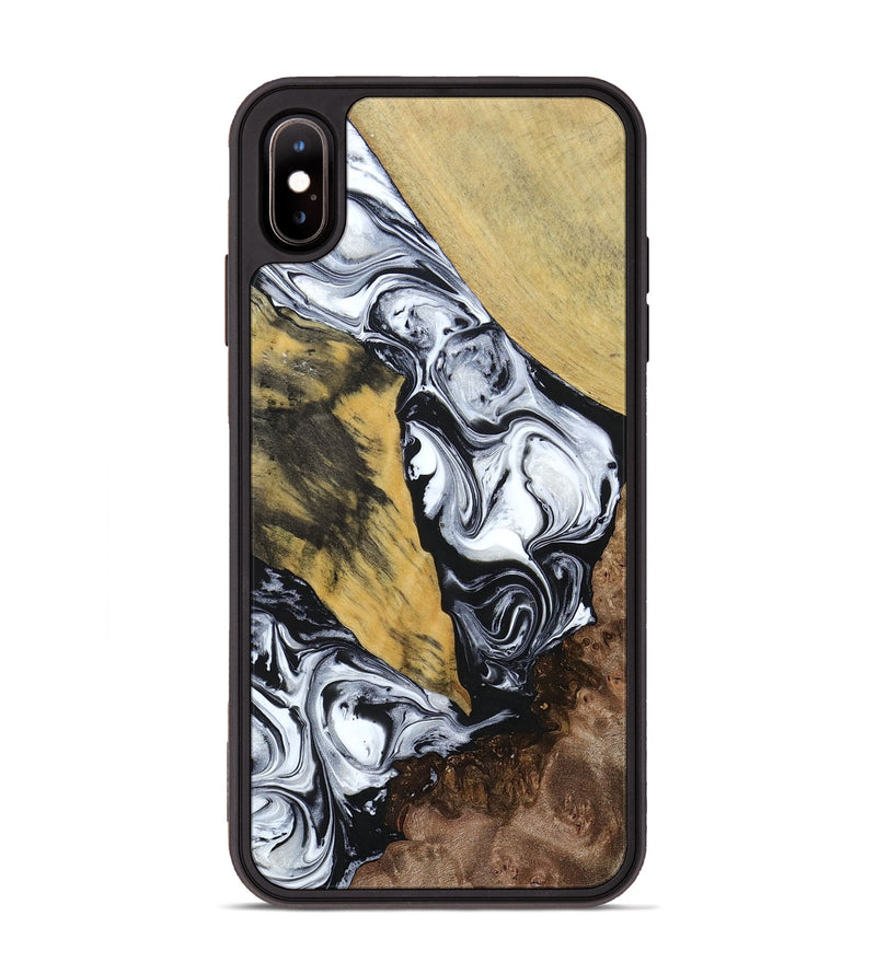 iPhone Xs Max Wood+Resin Phone Case - Alaia (Mosaic, 694327)