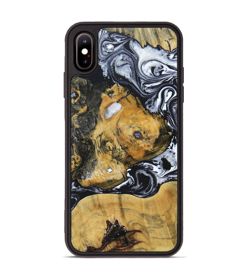 iPhone Xs Max Wood+Resin Phone Case - Maggie (Mosaic, 694328)