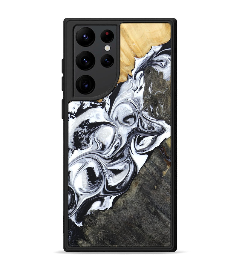 Galaxy S22 Ultra Wood+Resin Phone Case - Londyn (Mosaic, 694332)