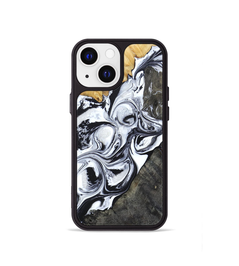 iPhone 13 mini Wood+Resin Phone Case - Londyn (Mosaic, 694332)