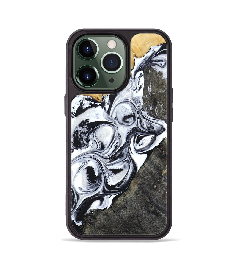 iPhone 13 Pro Wood+Resin Phone Case - Londyn (Mosaic, 694332)