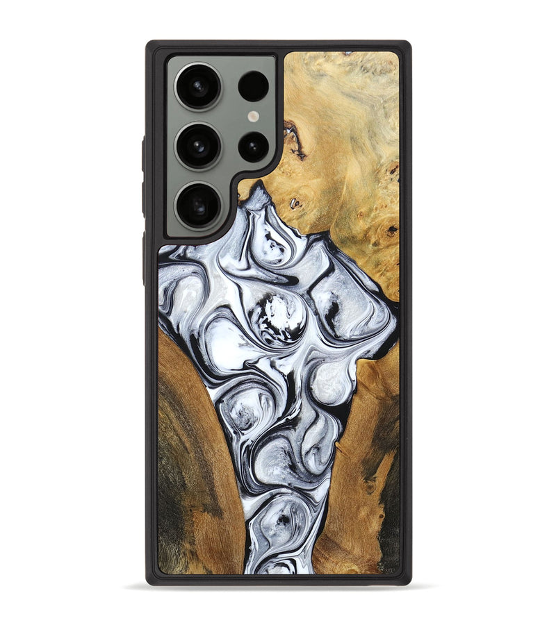 Galaxy S23 Ultra Wood+Resin Phone Case - Jordan (Mosaic, 694336)