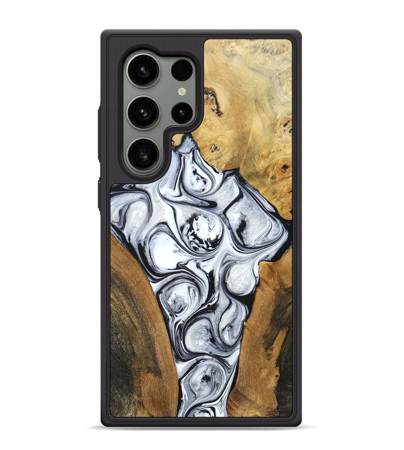 Galaxy S24 Ultra Wood+Resin Phone Case - Jordan (Mosaic, 694336)