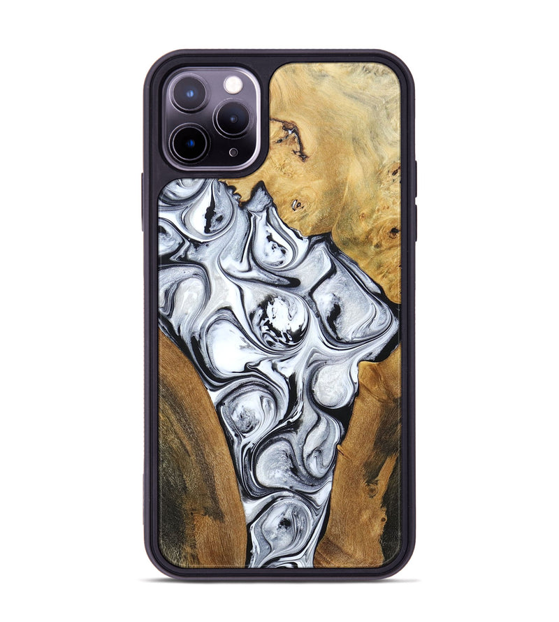 iPhone 11 Pro Max Wood+Resin Phone Case - Jordan (Mosaic, 694336)