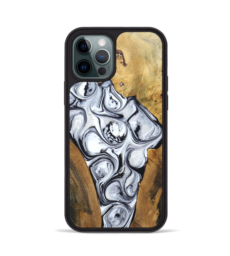 iPhone 12 Pro Wood+Resin Phone Case - Jordan (Mosaic, 694336)