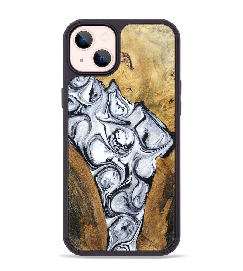 iPhone 14 Plus Wood+Resin Phone Case - Jordan (Mosaic, 694336)