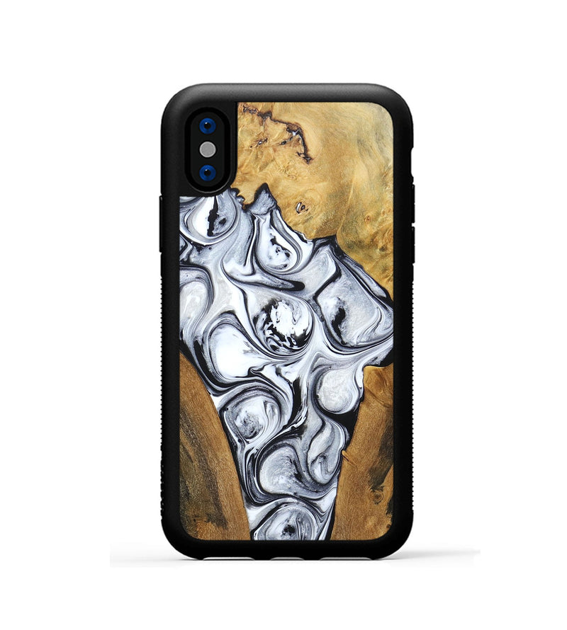 iPhone Xs Wood+Resin Phone Case - Jordan (Mosaic, 694336)