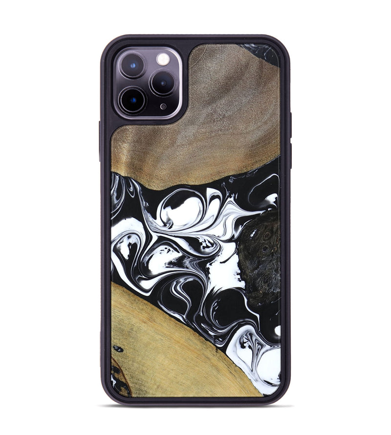 iPhone 11 Pro Max Wood+Resin Phone Case - Nellie (Mosaic, 694338)