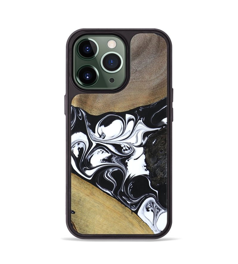 iPhone 13 Pro Wood+Resin Phone Case - Nellie (Mosaic, 694338)