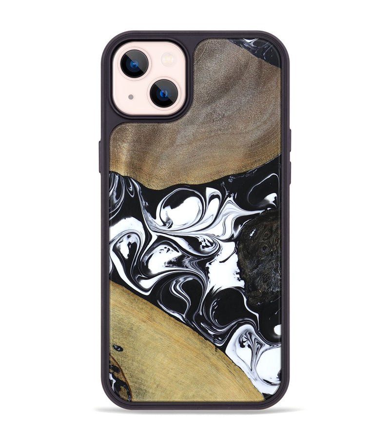 iPhone 14 Plus Wood+Resin Phone Case - Nellie (Mosaic, 694338)