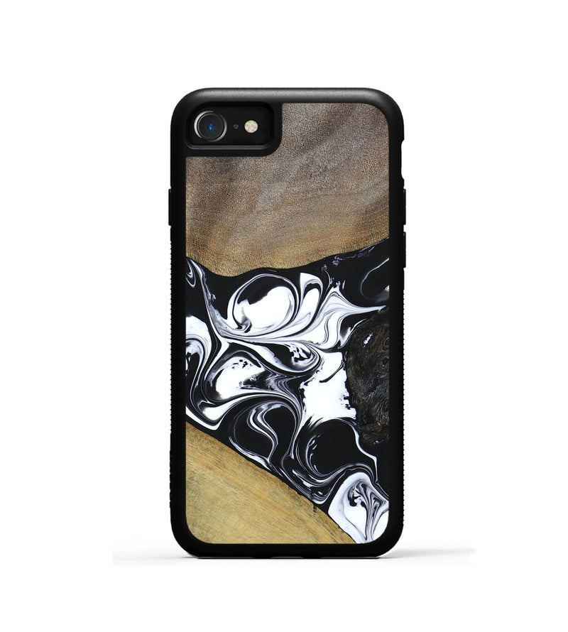 iPhone SE Wood+Resin Phone Case - Nellie (Mosaic, 694338)