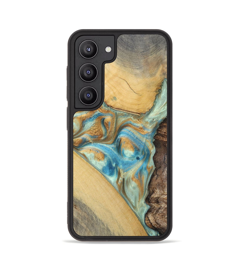 Galaxy S23 Wood+Resin Phone Case - Makayla (Mosaic, 694342)
