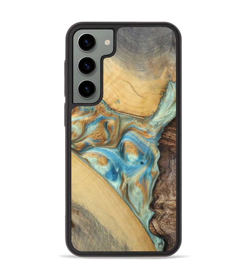 Galaxy S23 Plus Wood+Resin Phone Case - Makayla (Mosaic, 694342)