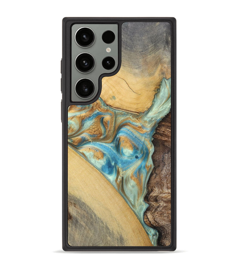 Galaxy S23 Ultra Wood+Resin Phone Case - Makayla (Mosaic, 694342)