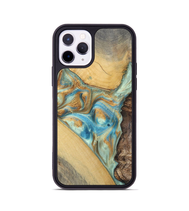 iPhone 11 Pro Wood+Resin Phone Case - Makayla (Mosaic, 694342)