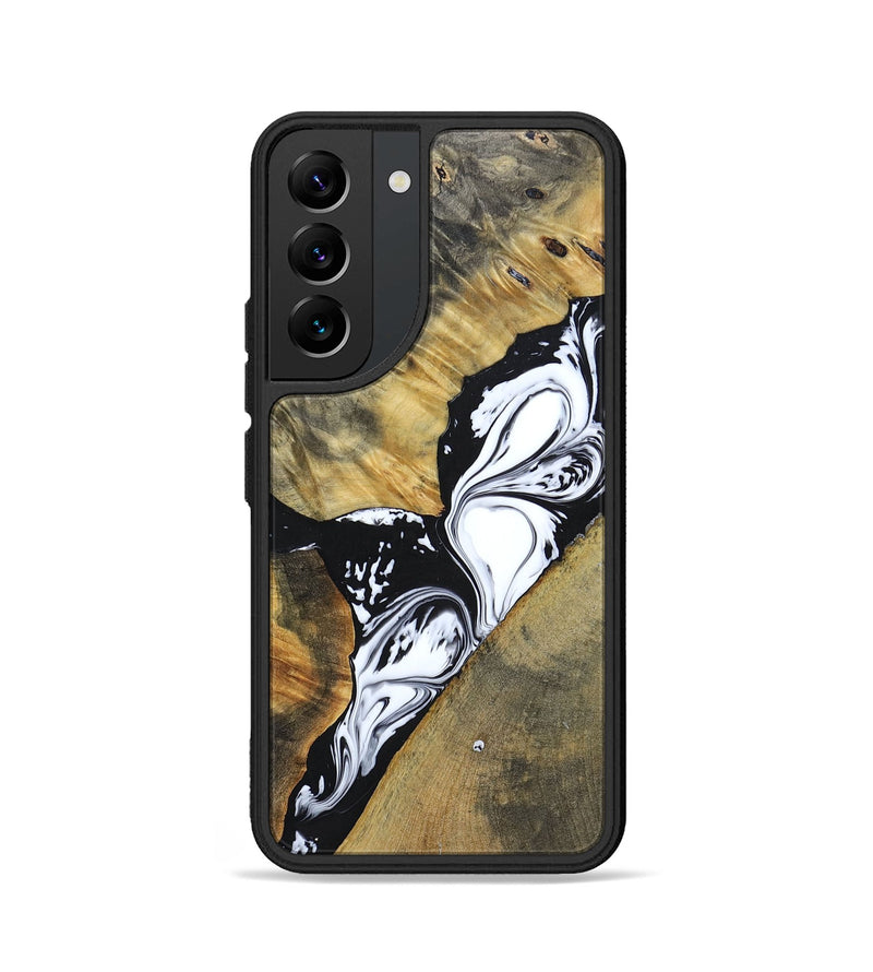Galaxy S22 Wood+Resin Phone Case - Kelsie (Mosaic, 694343)