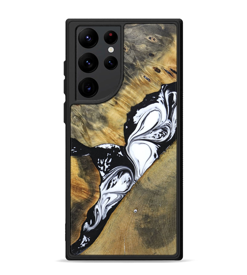 Galaxy S22 Ultra Wood+Resin Phone Case - Kelsie (Mosaic, 694343)