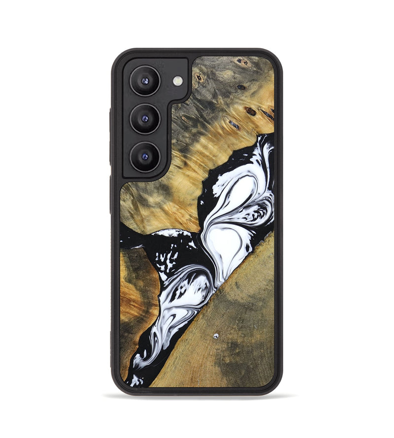 Galaxy S23 Wood+Resin Phone Case - Kelsie (Mosaic, 694343)