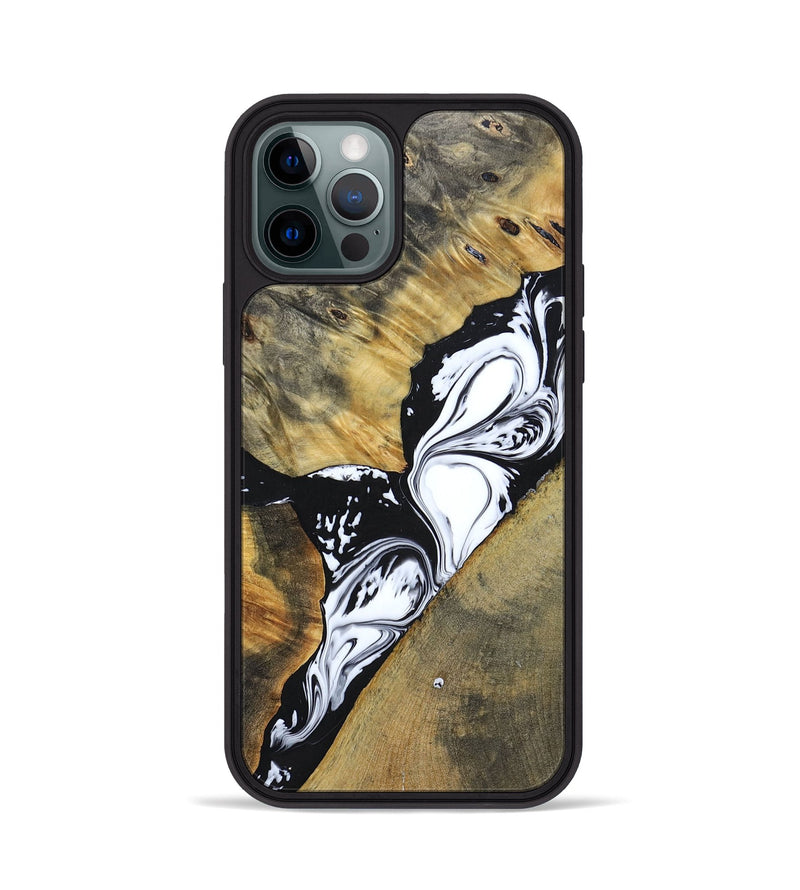 iPhone 12 Pro Wood+Resin Phone Case - Kelsie (Mosaic, 694343)
