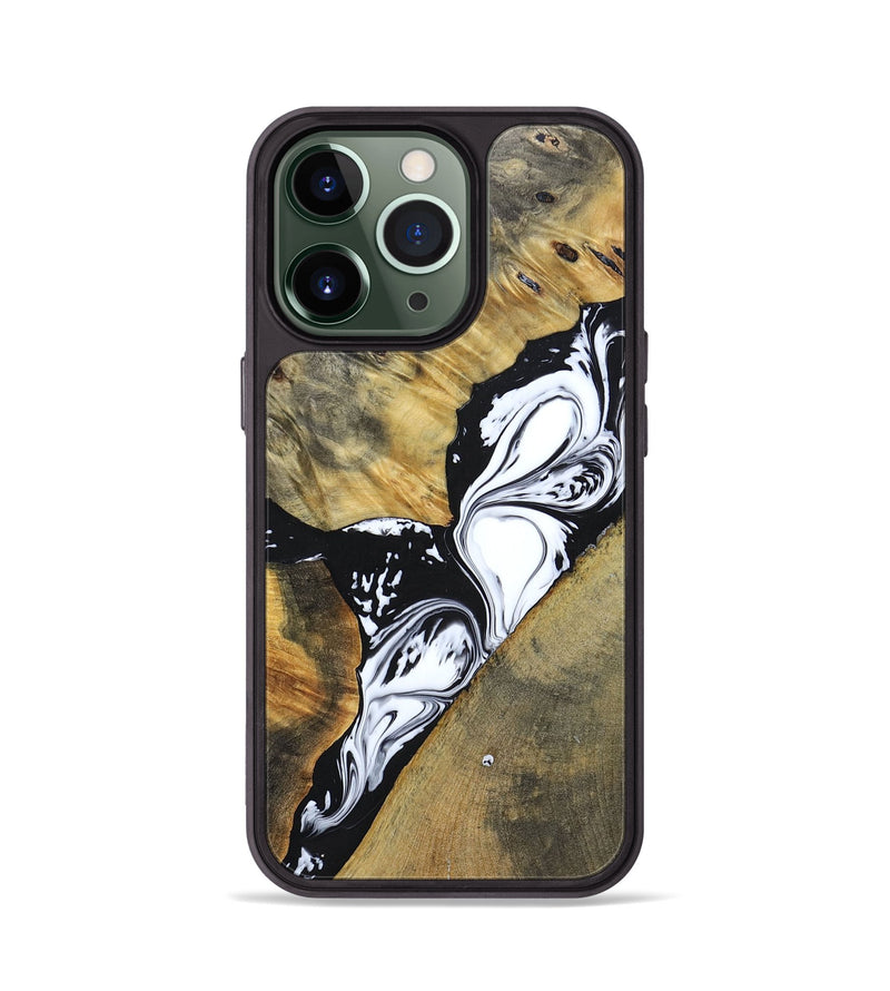 iPhone 13 Pro Wood+Resin Phone Case - Kelsie (Mosaic, 694343)