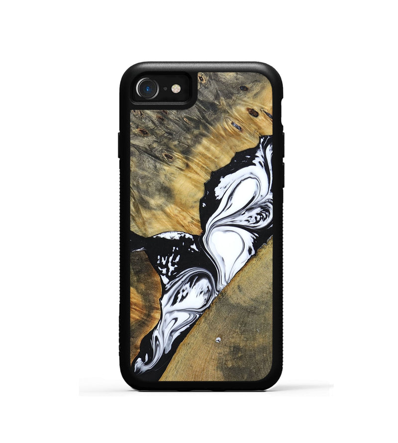 iPhone SE Wood+Resin Phone Case - Kelsie (Mosaic, 694343)