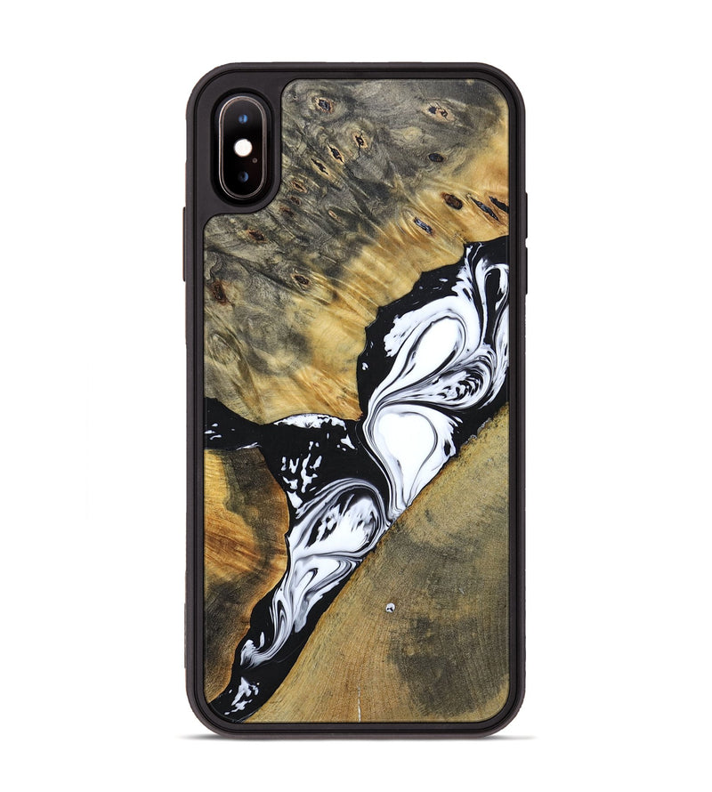 iPhone Xs Max Wood+Resin Phone Case - Kelsie (Mosaic, 694343)