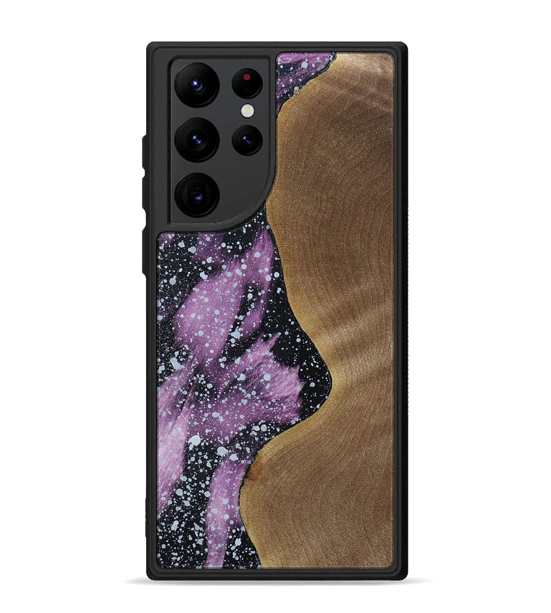 Galaxy S22 Ultra Wood+Resin Phone Case - Kennedi (Cosmos, 694346)