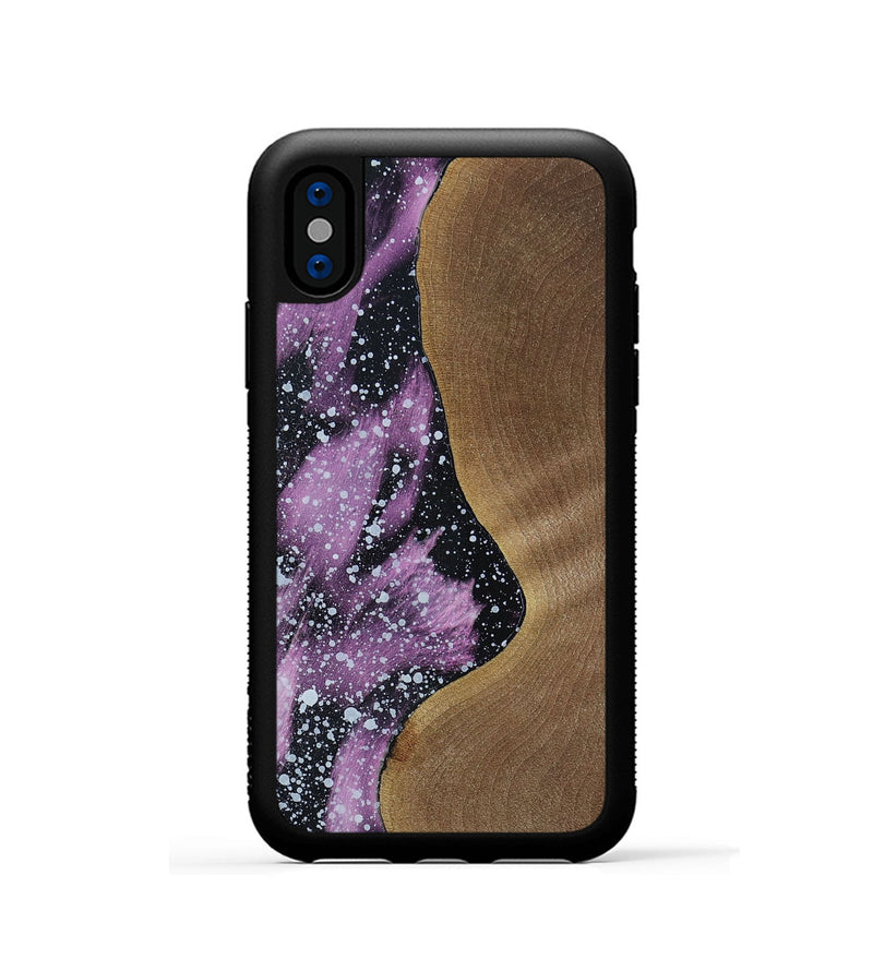 iPhone Xs Wood+Resin Phone Case - Kennedi (Cosmos, 694346)