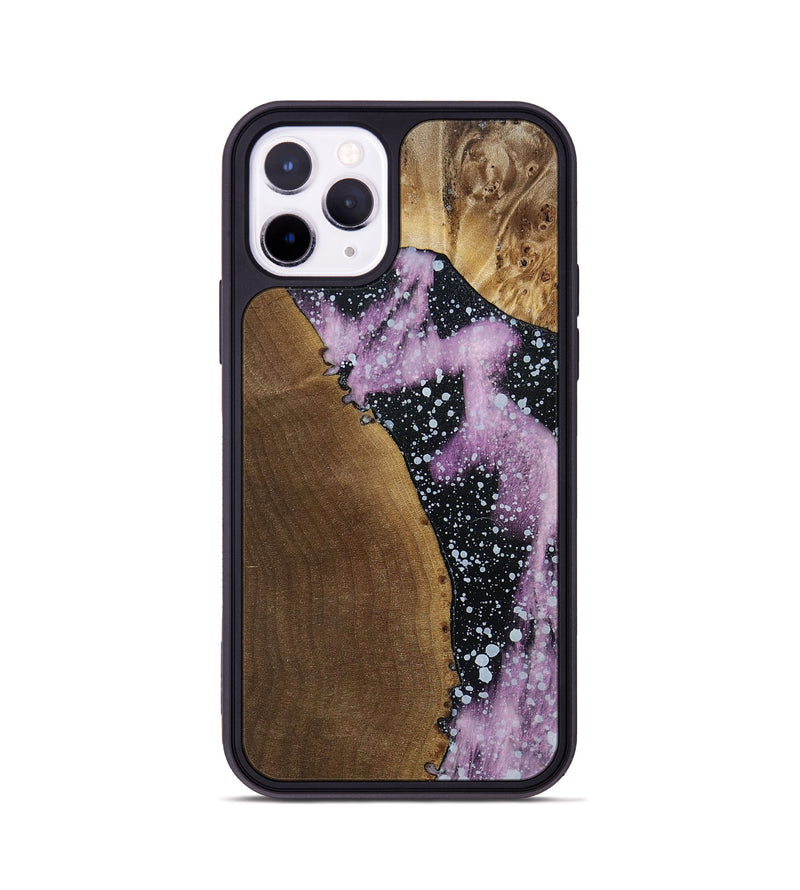 iPhone 11 Pro Wood+Resin Phone Case - Casey (Cosmos, 694352)