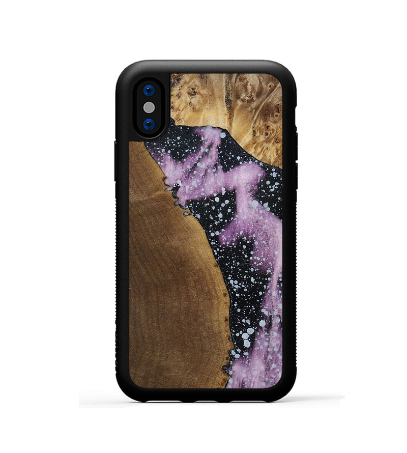 iPhone Xs Wood+Resin Phone Case - Casey (Cosmos, 694352)