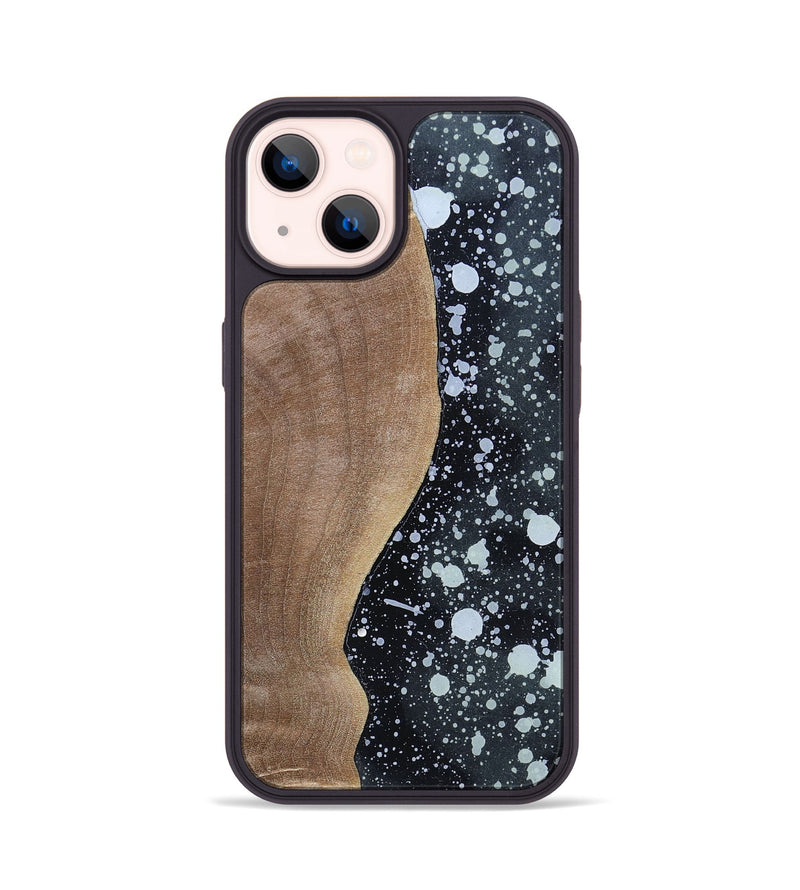 iPhone 14 Wood+Resin Phone Case - Jonas (Cosmos, 694359)