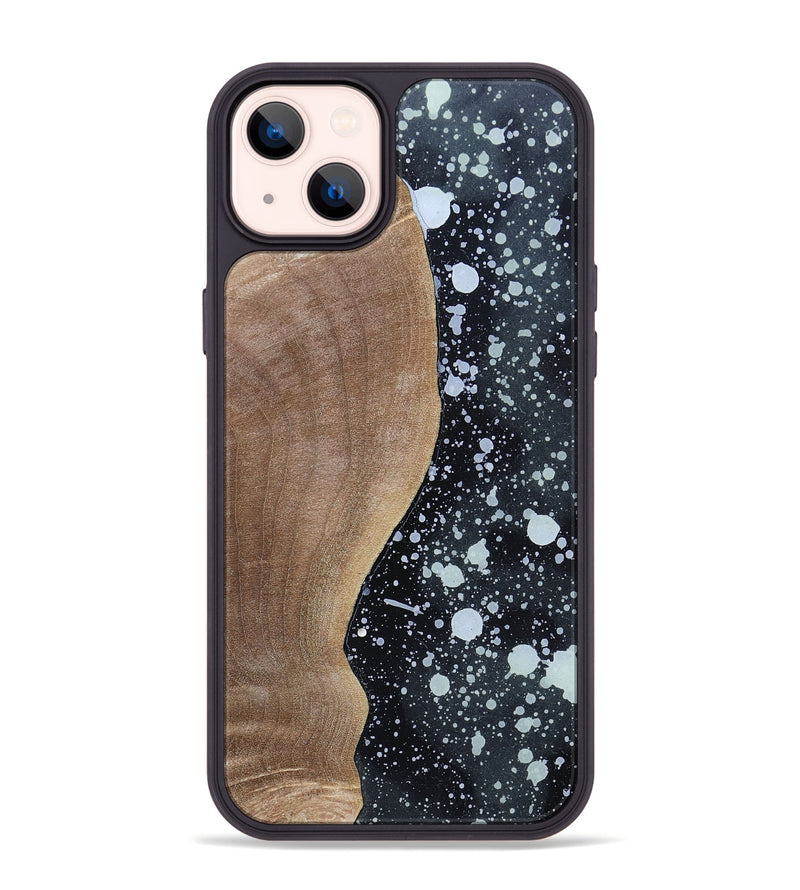 iPhone 14 Plus Wood+Resin Phone Case - Jonas (Cosmos, 694359)