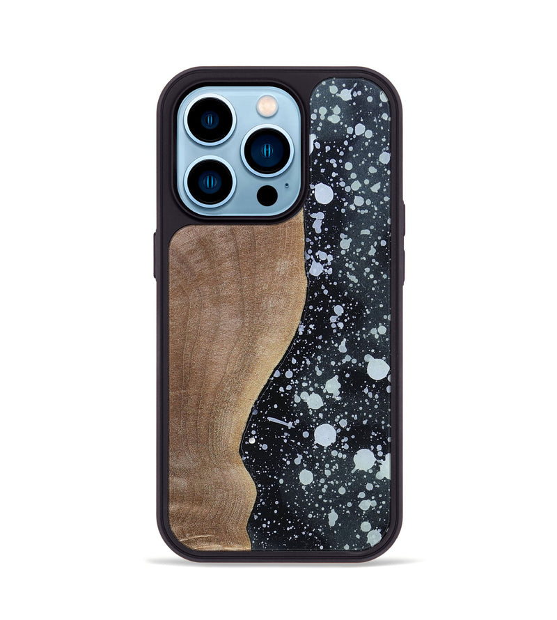 iPhone 14 Pro Wood+Resin Phone Case - Jonas (Cosmos, 694359)